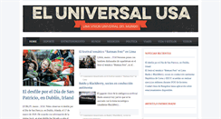 Desktop Screenshot of eluniversalusa.com
